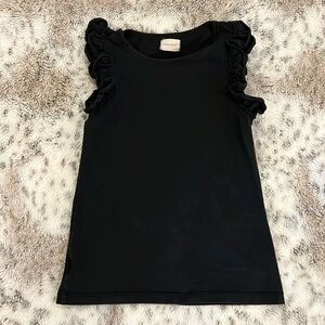 Wennikids black tank w ruffles